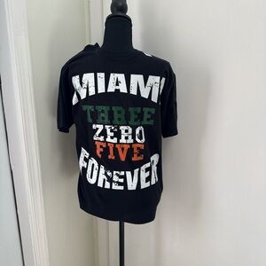 Port and Company Miami Graphic Tee - Black, Green, Orange